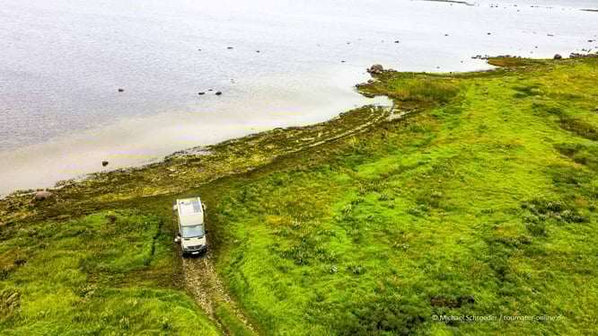 Mit dem Wohnmobil auf Estlands Inseln Muhu, Saaremaa, Hiiumaa