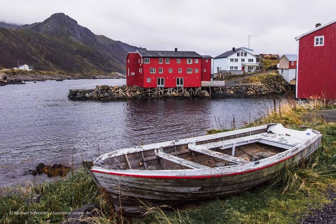 Nyksund auf den Vestalen ist ein Fotohotspot