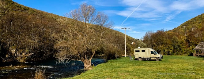 Mit dem Wohnmobil in Kroatien im Plitvicer Seen