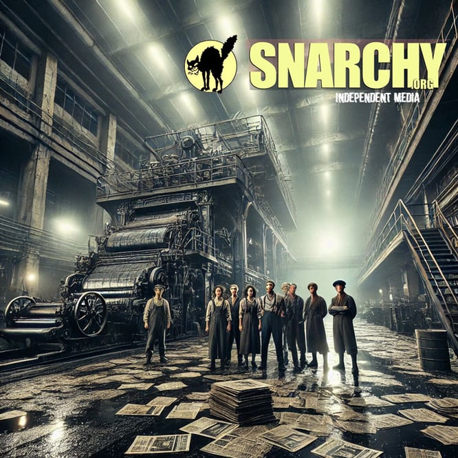 #Snarchy independent media graphic