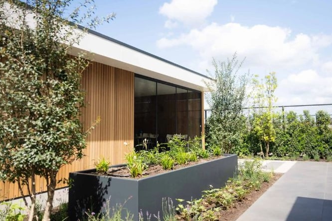 tuin verlengstuk huis