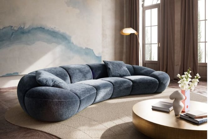 Eyecatchers woonkamer meubels 2026 : kleur bank