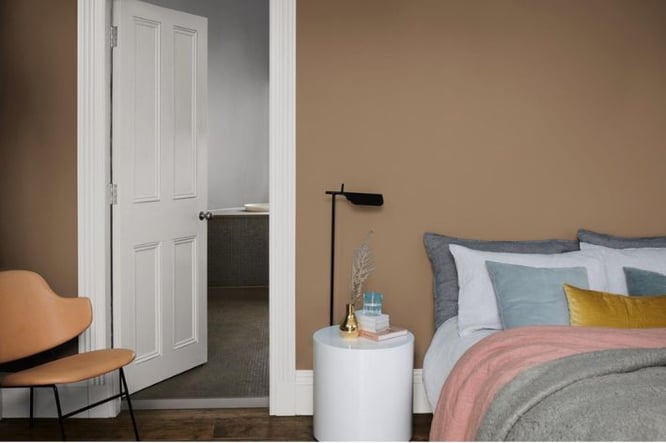 Flexa bruintint suedebruin muurverf