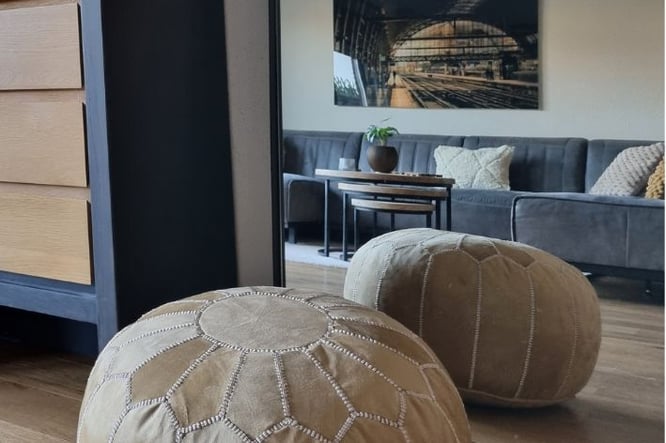 Marokkaanse handgemaakte poefs en kussens - leuke woondecoratie en accessoires