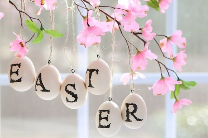 Mooie paasdecoratie voor je interieur