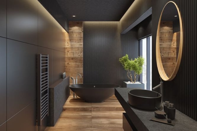 Zijn donkere badkamer tegels wel of geen goed idee?