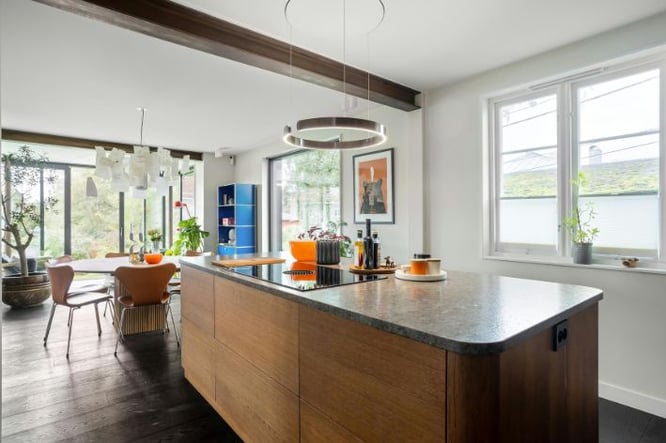 ronde moderne led verlichting kookeiland