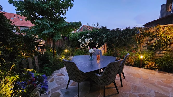 ideeën natuurlijke tuin met vaste planten