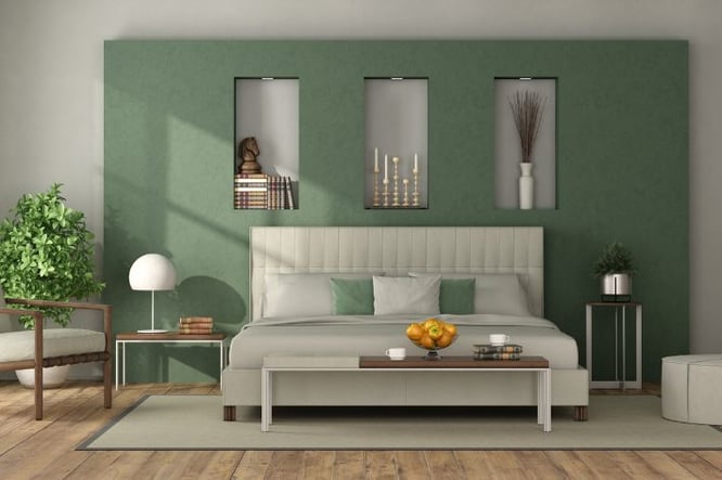 De mooiste inspiratie ideeën voor een groene slaapkamer