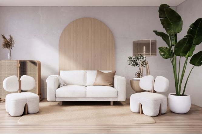 Japandi kleurenpalet met rustige kleuren