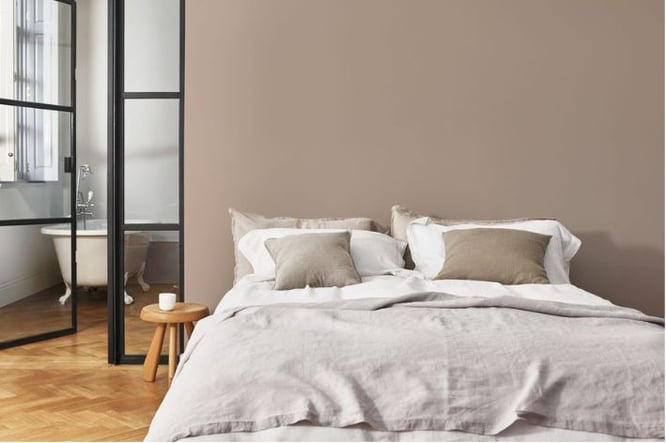 Flexa kleur grand lady muurverf voor in slaapkamer