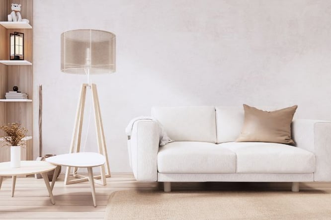 sober interieur met Japandi kleurtinten