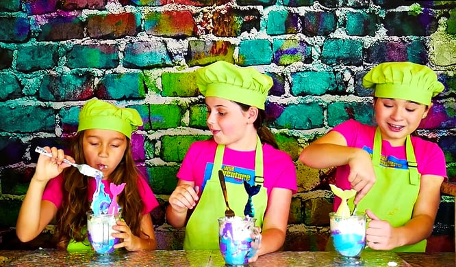 slime, edible slime, slime recipe, the wild adventure girls