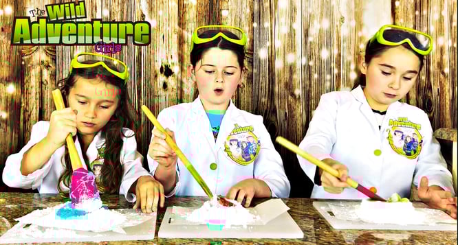 The Wild Adventure Girls, slime, diy, bubble gum