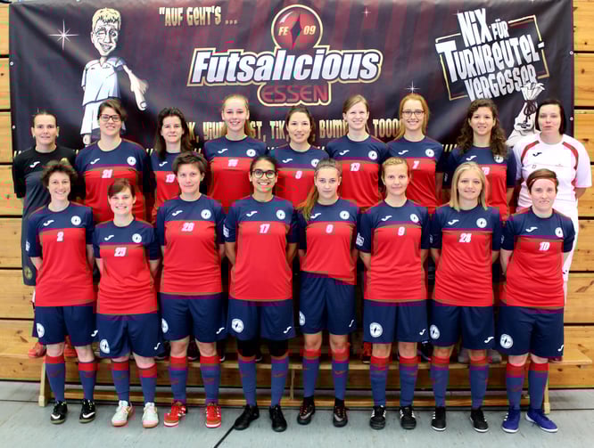 Unsere Futsalicious Essen Ladies am 22.09.2018 (Foto: Svenja Hafke)