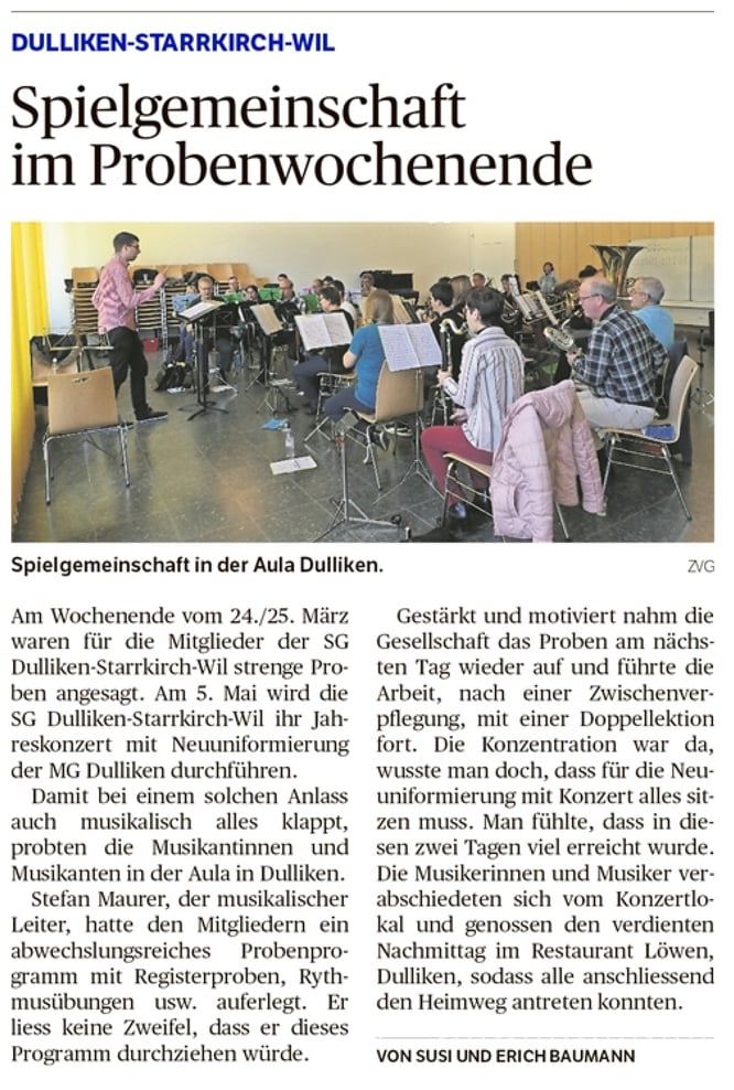Oltner Tagblatt, 9.4.2018, S. 22