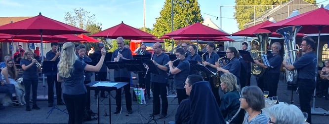 Platzkonzert am Beizlifest in Dulliken am 1.9.2023