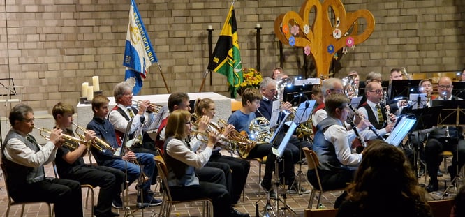 Spielgemeinschaft und Musikschule vereint am musizieren