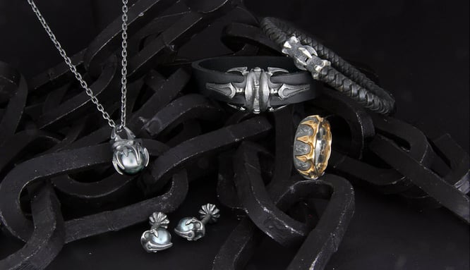 Gremlin Männerschmuck Kollektion der Goldschmiede OBSESSION