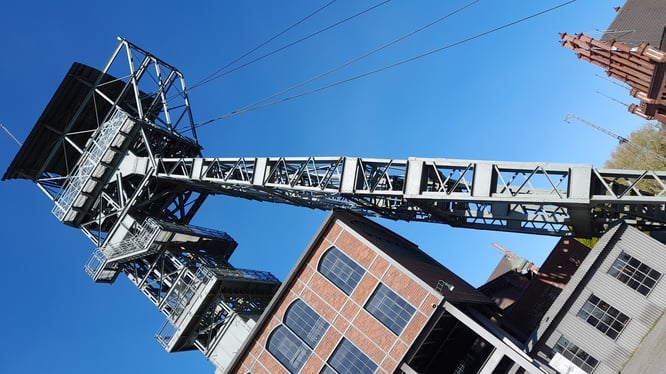 Förderturm auf Zeche Zollern in Dortmund