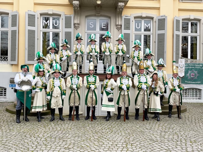 Die Wache der Prinzengarde Leverkusen im Jahr 2023