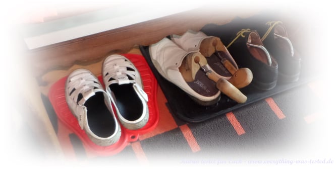 Was sieht besser aus - das rote shoo.pad oder die schwarze Kunststoffablage ?