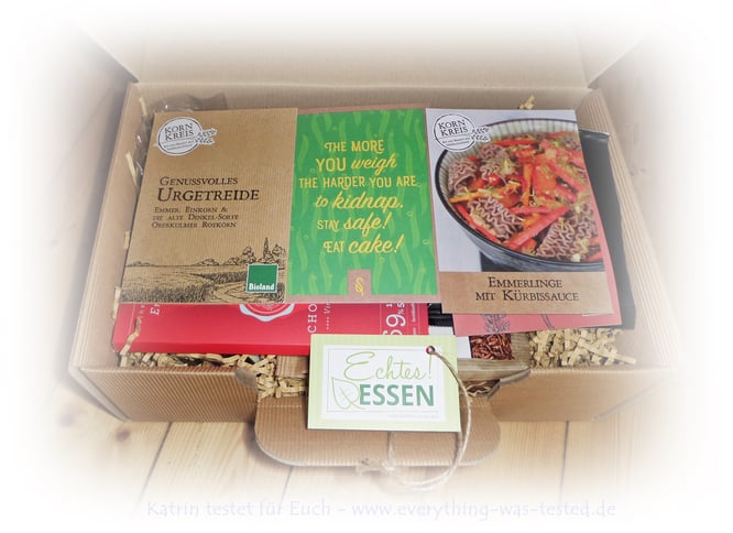 Der Preis der bio veganen Gourmetbox von Echtes! Essen liegt bei UVP 25,90 Euro.