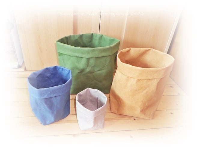 Papyr Boxen - Krempelboxen in vier Größen - bunt