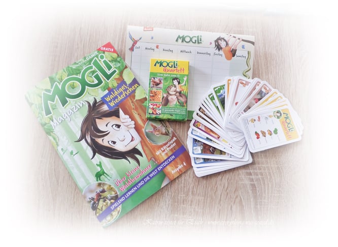 MOGLI Magazin, Stundenplan und Quartett