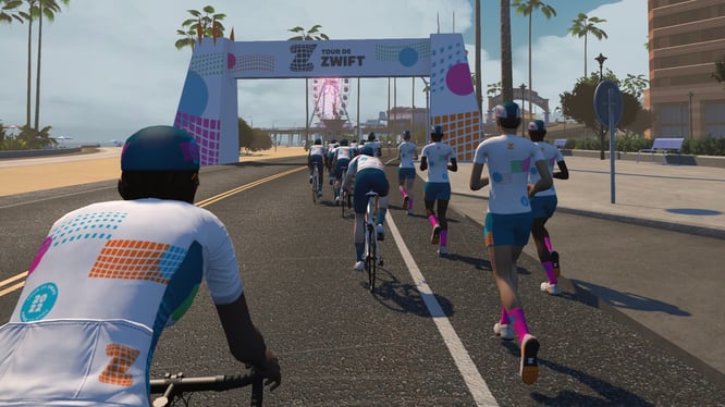 Starte mit der Erkundung dieser Acht-Etappen-Tour von Zwift in das neue Jahr
