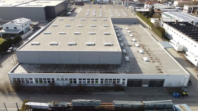 Außenansicht Produktions- und Lagerfläche Dachau © hc Grundstücks GmbH, Steffen Overath