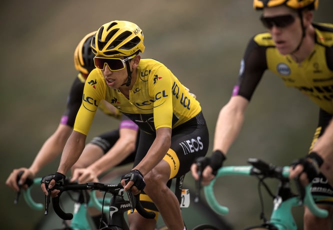 Egan Bernal als jüngster von 106 Gewinnern des „Grande Boucle“ ©Poci´s