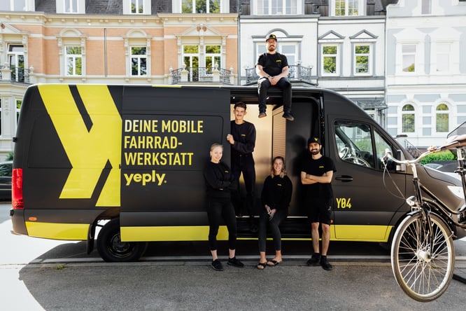 Yeply ist die mobile Fahrradwerkstatt aus Finnland
