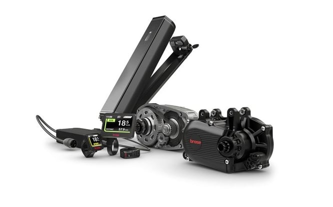 Das neue Brose Drive System: Erstmals bietet Brose ein eigens entwickeltes System aus Antrieb, Bedieneinheit und Akku an. 