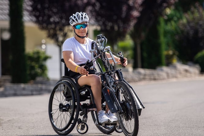 Fahrradfreundlichste Persönlichkeit 2022 Kristina Vogel © (Deutscher Fahrradpreis/Thüringer Allgemeine: Sascha Fromm)