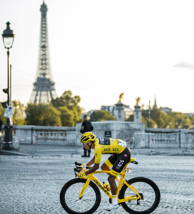 Egan Bernal als jüngster von 106 Gewinnern des „Grande Boucle“ ©Poci´s
