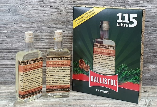 Nostalgische Auflage zum 115. Geburtstag des Universalöls von Ballistol