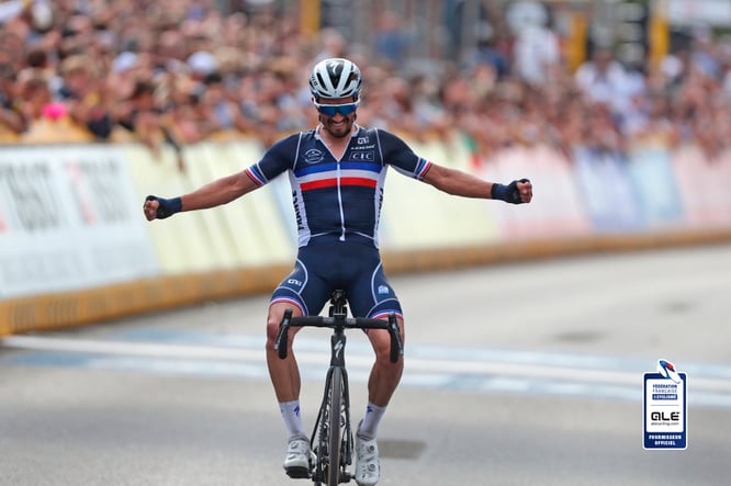 JULIAN ALAPHILIPPE FFC with Alé Jersey Cycling World Championships 2021