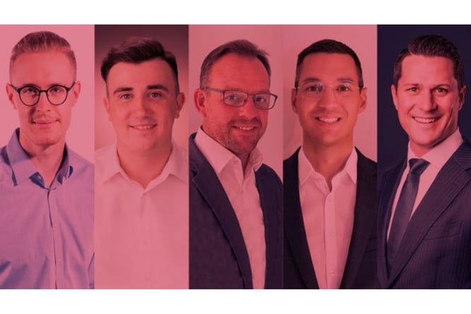 V.l.n.r.: Stefan Rothdach, Ludwig Meinl, Frank Stargardt, Jan Blinne und Henning Tromm. ©Businessbike