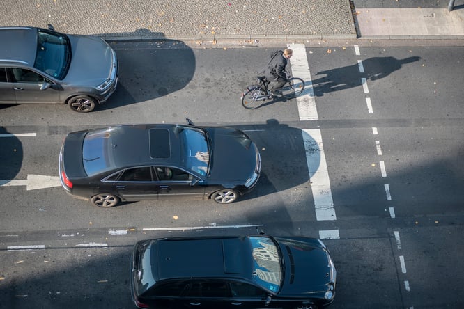 Ampelstart von oben / @ ADFC Gerhard Westrich