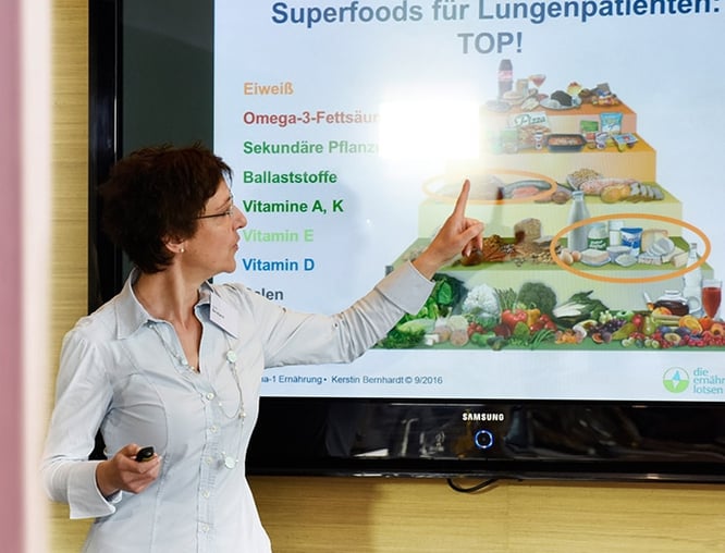 Vortrag und Koch-Event für Lungenpatienten (AlphaCare)