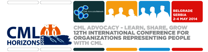 leucemie lmc france cml horizons 2014 belgrade beograd serbia advocates network Pat Garcia-Gonzalez Mina Daban Gouimi Jan Geissler Zhengchen Liu Giora Sharf Jana Pelouchova chonic myeloid leukemia