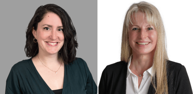 Damaris Bach (links) und Evelyn Wilda-Graf (Bilder zvg)