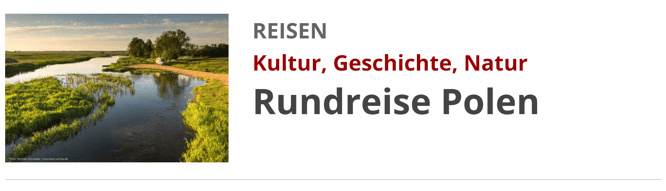 eine Rundreise mit dem Wohnmobil um Polen