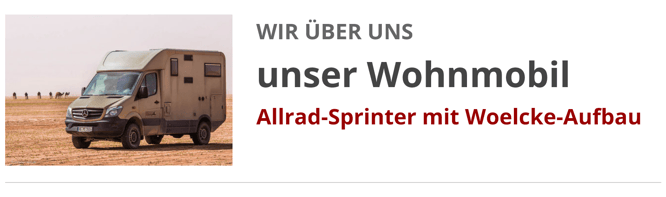 Erfahrungen Allrad Sprinter mit Woelcke Aufbau unser Wohnmobil