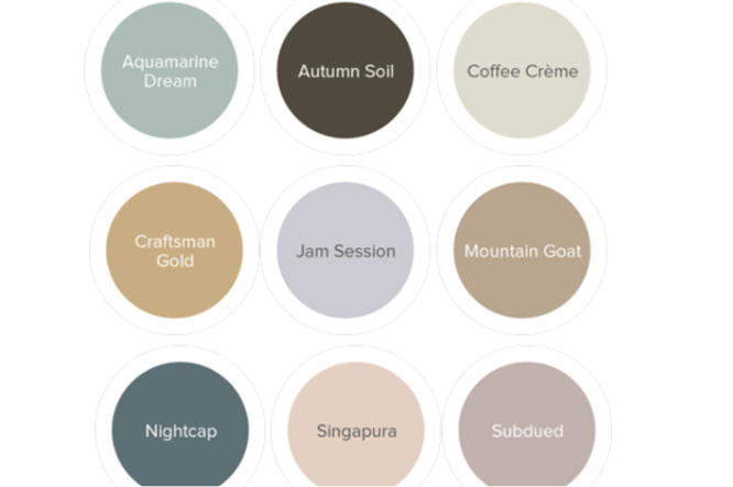 Histor kleur van het jaar 2024 Limitless met andere kleuren combineren