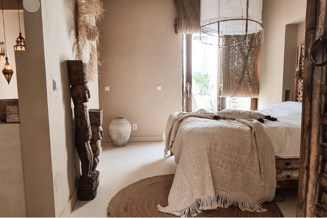 binnenkijken ibiza style slaapkamer