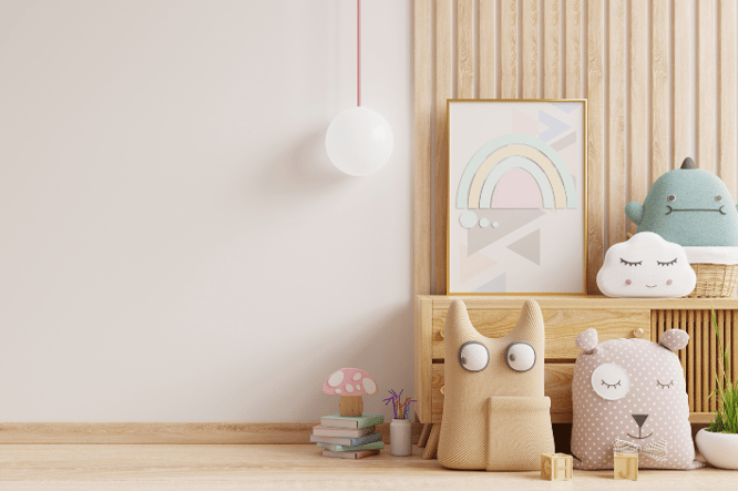 grote kinderkamer gezellig maken