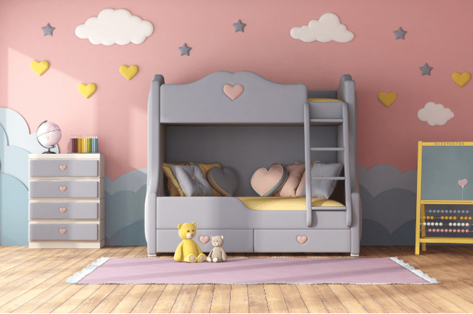 Ideeën kinderkamer inrichting meisje vier jaar