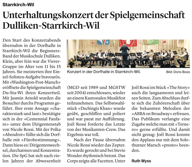 Oltner Tagblatt, 7.5.2024, S. 23